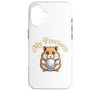 My Precious Hamster Holding Pearl Cute Pet Lover Case for iPhone 16