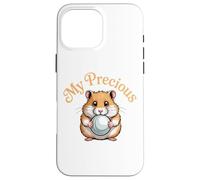 My Precious Hamster Holding Pearl Cute Pet Lover Case for iPhone 16 Pro Max