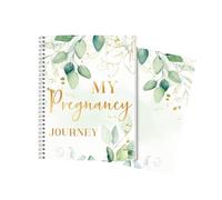 My Pregnancy Journey Journal: Weekly Planner, Prenatal Log, Fetal Movement Tracker & Emotion Diary for Moms-to-Be - Includes Stickers, Photo Pockets - Perfect Baby Gift for Expectant Parents(Green)