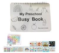 My Preschool Busy Book, Busy Book Preschool Learning Activities for Toddlers, Preschool Busy Book, Preschool Learning Activities,Education Workbook Activity Binder Learning Toys, Activity Books