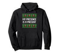 My presence is a present ugly Christmas sweater Pullover Hoodie
