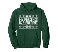 My presence is a present ugly xmas sweater Pullover Hoodie
