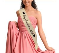 My Pretty Little Gifts Personalised Graduation Sash Graduate Gift Present Uni Honour Bachelor 1st - Any name or year - Any Colour