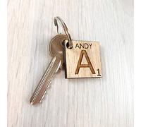 My Pretty Little Gifts Personalised Initial Keyring Name - Add your own name