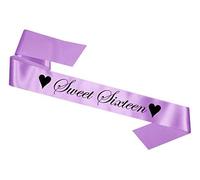 My Pretty Little Gifts Sweet Sixteen Sash - Lilac