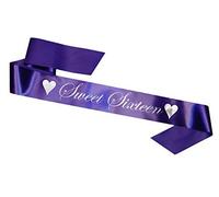My Pretty Little Gifts Sweet Sixteen Sash - Purple