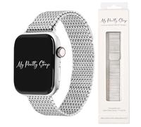 My Pretty Strap- Compatible Apple Watch Band - Stainless Steel iWatch Strap for Women- Adjustable Strap (5" - 8.4") - Series 1-11, SE & Ultra (38/40 41/42/44/45/49) - Gold, Silver -Aurora