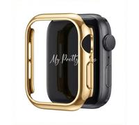 My Pretty Strap Glossy XOXO Apple Watch Bumper Case - Touch-Friendly Open Face Design- No Screen Fogging- Compatible with Series 1-11, SE & Ultra 38/40/41/42/44/45/46/49mm