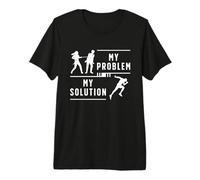 My Problem My Pictogram Dad Mom Running Cross Country Runner Premium T-Shirt
