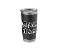 My Problem My Pictogram Mom Flutist Bandmate Flutes Player Stainless Steel Insulated Tumbler