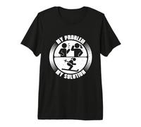 My Problem My Pictogram Mom Loves Skiing Cross Country Skier Premium T-Shirt