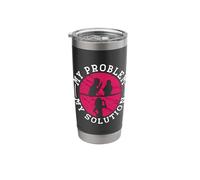 My Problem My Solution Pictogram Mom Keto Diet Low Carb Diet Stainless Steel Insulated Tumbler
