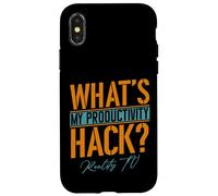 My Productivity Hack Is Reality TV | Funny Unscripted TV Fan Case for iPhone X/XS