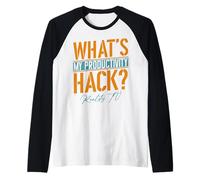 My Productivity Hack is Reality TV | Funny Unscripted TV Fan Raglan Baseball Tee