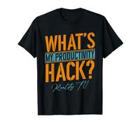 My Productivity Hack is Reality TV | Funny Unscripted TV Fan T-Shirt