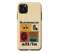My Pronouns Are All In Funny Poker Dice Table Card Player Case for iPhone 11 Pro Max