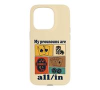 My Pronouns Are All In Funny Poker Dice Table Card Player Case for iPhone 15 Pro