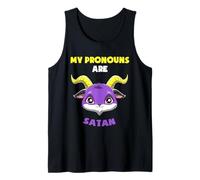 My Pronouns are Satan Nonbinary Queer LGBTQ Tank Top