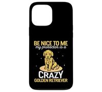My protector is a crazy Golden Retriever Case for iPhone 13 Pro Max