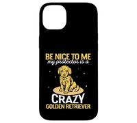 My protector is a crazy Golden Retriever Case for iPhone 14 Plus