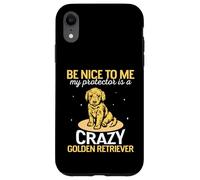 My protector is a crazy Golden Retriever Case for iPhone XR
