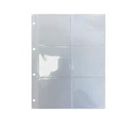 My Proud Moments Clear Plastic Pocket Sleeves for A4 Collector Albums Choice of Sizes - pack of 10 sheets - 6 Pockets (10 pack)