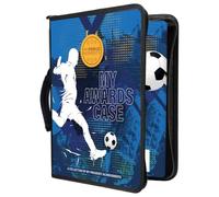 My Proud Moments Football Medal, Badge and Certificate Awards Case