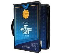 My Proud Moments Medal, Badge & Certificate Case - Blue