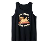My Pug Does Yoga Cute Dog Theme Tank Top