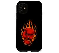 My Punches Come With Fire Boxing Gloves Flames Case for iPhone 11