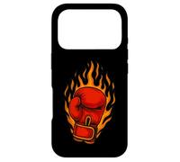 My Punches Come With Fire Boxing Gloves Flames Case for iPhone 17 Pro