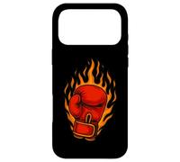 My Punches Come With Fire Boxing Gloves Flames Case for iPhone 17 Pro Max