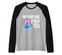 My Puns are Koala Tea Raglan Baseball Tee