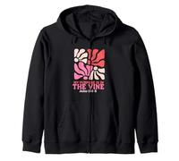 My Purpose is in the vine. Abide Christ Zip Hoodie