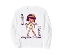My Queen Costume Funny Egyptian Mummy Queen Halloween Sweatshirt