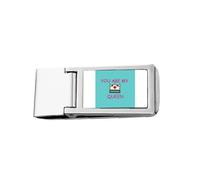 My Queen Royal Regina Majesty Slim Money Clip Stainless Holder Pocket Wallet