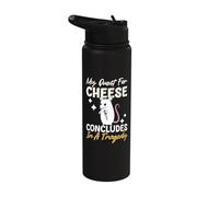My Quest for Cheese Concludes in A Tragedy Stainless Steel Insulated Water Bottle