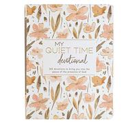 My Quiet Time Devotional - 365 Devotions for Women to Bring You Into the Peace of the Presence of God Peach Floral Softcover Flexcover Gift Book W/Ribbon Marker