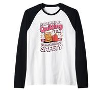 My Quilting Time is for Everyone's Safety Raglan Baseball Tee