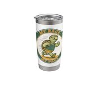 My Race My Pace Turtle Runner Retro Funny Running Stainless Steel Insulated Tumbler