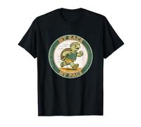 My Race My Pace Turtle Runner Retro Funny Running T-Shirt