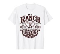 My Ranch My Rules My Blood Family Strong Family Legacy Value Graphic T-Shirt