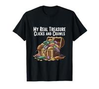 My Real Treasure Clicks and Crawls Funny Isopod Collector T-Shirt