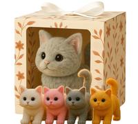 My Realistic Cat, Ai Robot Kitten, Meows & Tail Wagging, That Acts Like a Real, Toy Cats That Walks, Bring Endless Joy and Warmth black