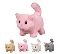 My Realistic Cat,Toy-Bring Endless Joy and Warmth,2025 New Ai Robot Kitten,Toy Cat That Walks,Meows & Tail Wagging (light pink)