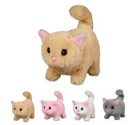 My Realistic Cat,Toy-Bring Endless Joy and Warmth,2025 New Ai Robot Kitten,Toy Cat That Walks,Meows & Tail Wagging (yellow)