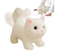 My Realistic Cat Toy - Interactive Plush Toy Figure Cat Stuffed Animals,Walks, Wags, and Meows, Acts Like A Real Kitten, Realistic Companion Pet for Boys Girls Travel Nursery Home