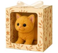 My Realistic Cat Toys, Bring Endless Joy and Warmth, Acts Like a Real Kitten, Interactive Plush Cat Robot for Adults Walks, Meows and Wags Tail