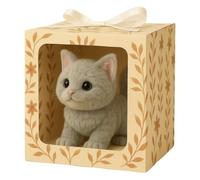 My Realistic Cat Toys,Bring Endless Joy And Warmth,AI Robot Kitten That Acts Like A Real Kitten,Interactive Plush Toy Cats That Walks, Meows & Tail Wagging grey