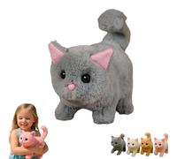My Realistic Cat Toys-Bring Endless Joy And Warmth,New Ai Robot Kitten,My Realistic Cat Toy,That Acts Like A Real Cats,Toy Cats That Walks, Meows & Tail Wagging (gray)
